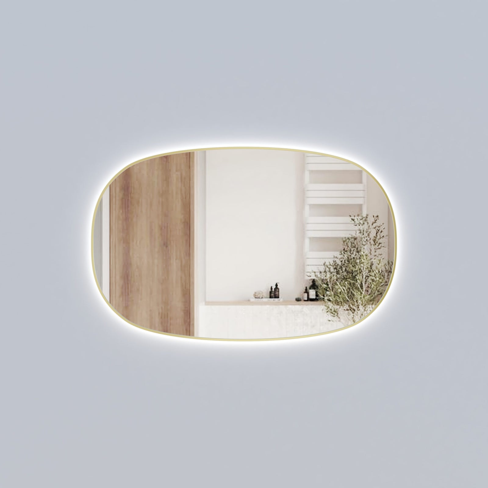 Aulic Valmont Horizontal LED Mirror 1100 x 700mm Brushed Bronze