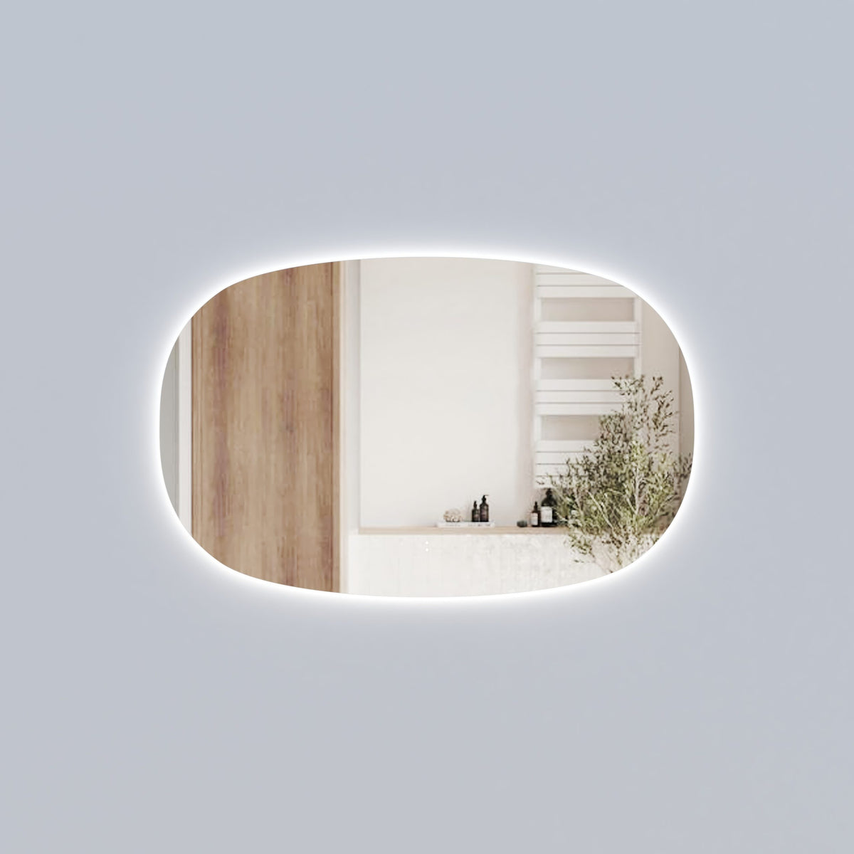 Aulic Valmont Horizontal LED Mirror 1100 x 700mm Frameless