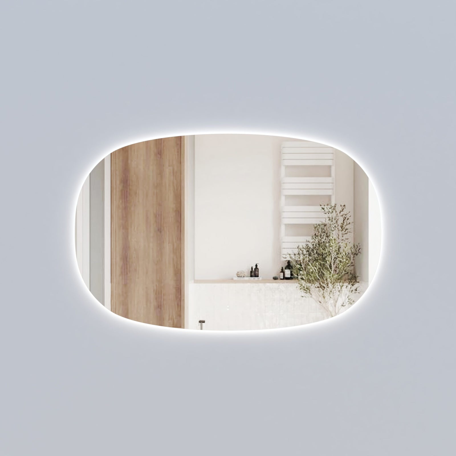 Aulic Valmont Horizontal LED Mirror 1400 x 900mm Frameless