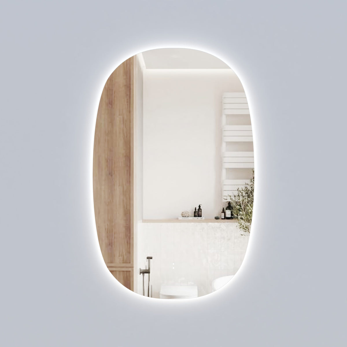 Aulic Valmont Vertical LED Mirror 580 x 900mm Frameless
