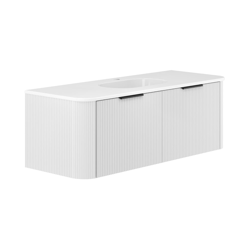 Fienza Lola Minka Curved Wall-Hung Vanity 750 / 900 / 1200 / 1500 MM