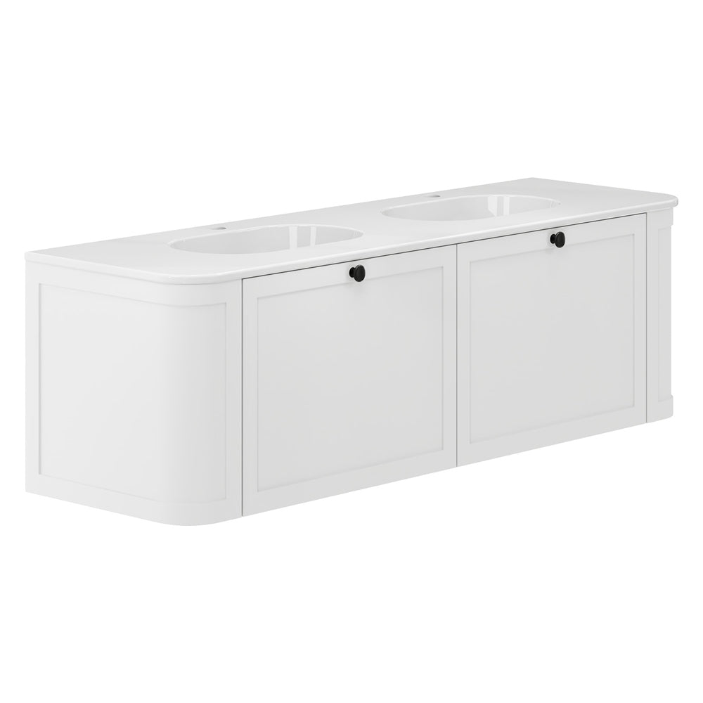 Fienza Lola Minka Curved Wall-Hung Vanity 750 / 900 / 1200 / 1500 MM