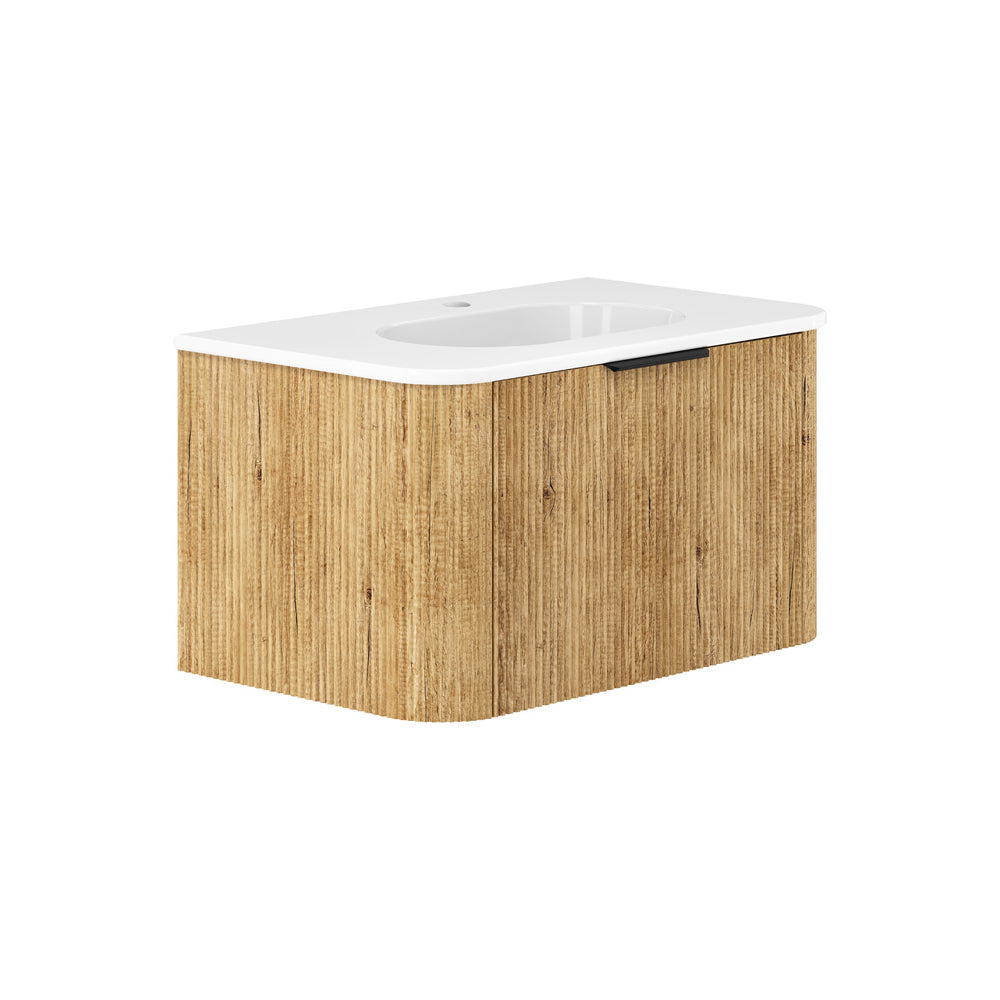 Fienza Lola Minka Curved Wall-Hung Vanity 750 / 900 / 1200 / 1500 MM