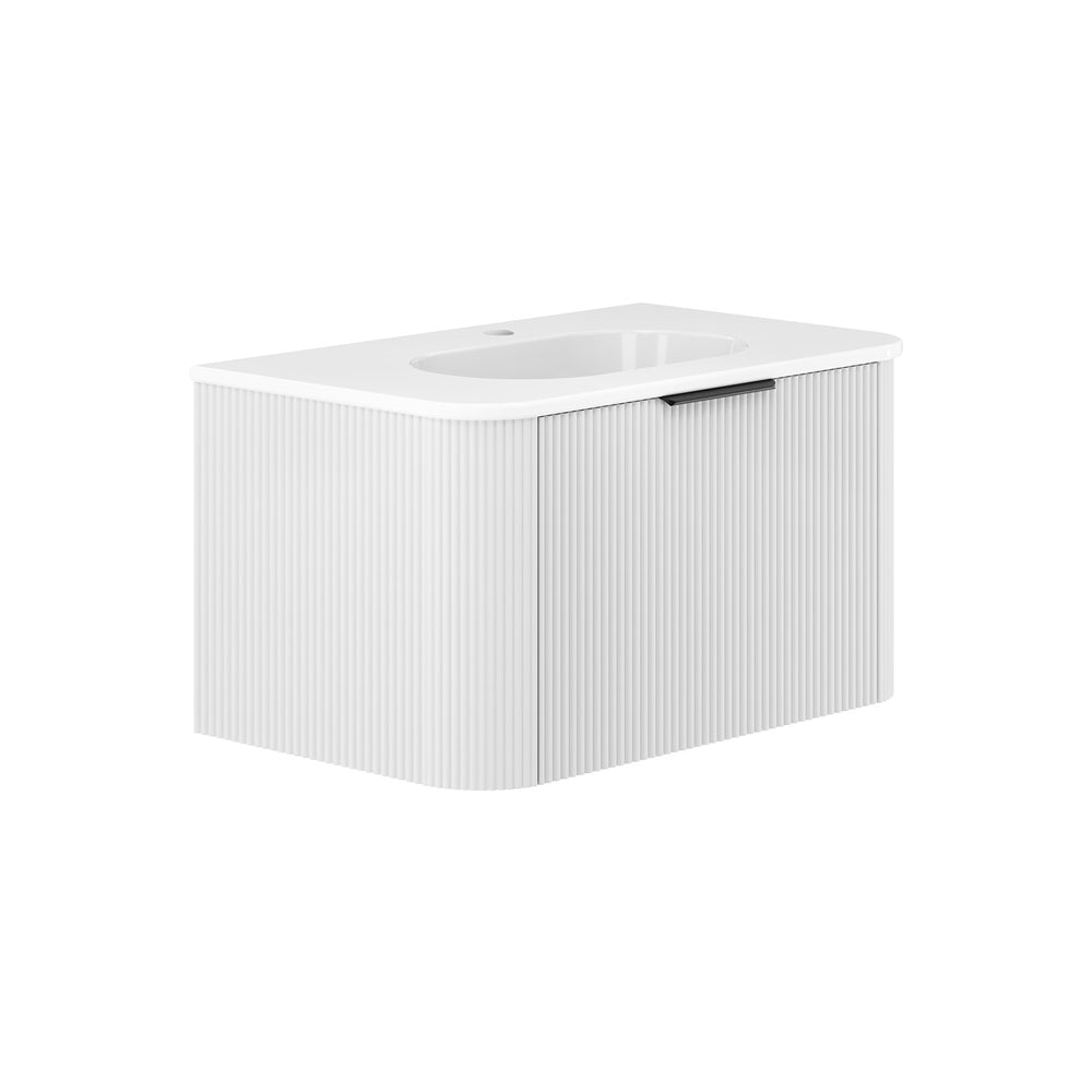 Fienza Lola Minka Curved Wall-Hung Vanity 750 / 900 / 1200 / 1500 MM