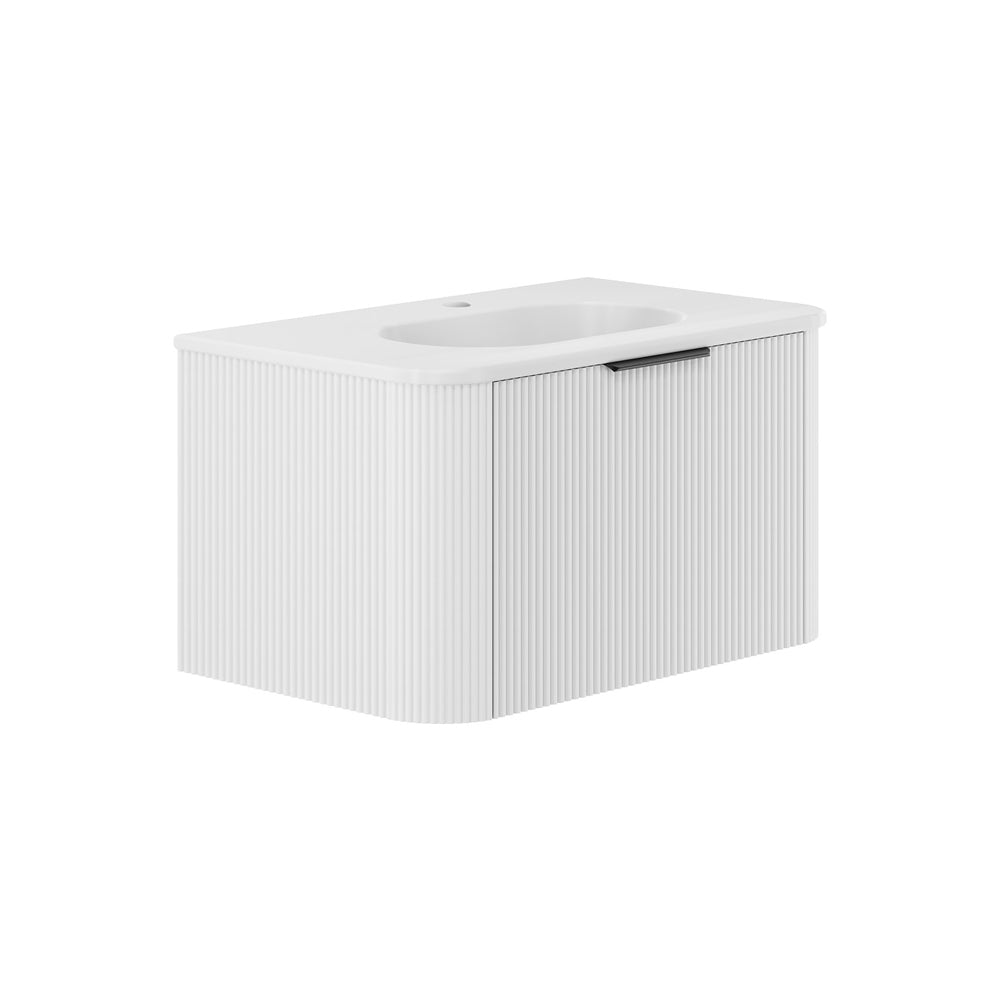 Fienza Lola Minka Curved Wall-Hung Vanity 750 / 900 / 1200 / 1500 MM