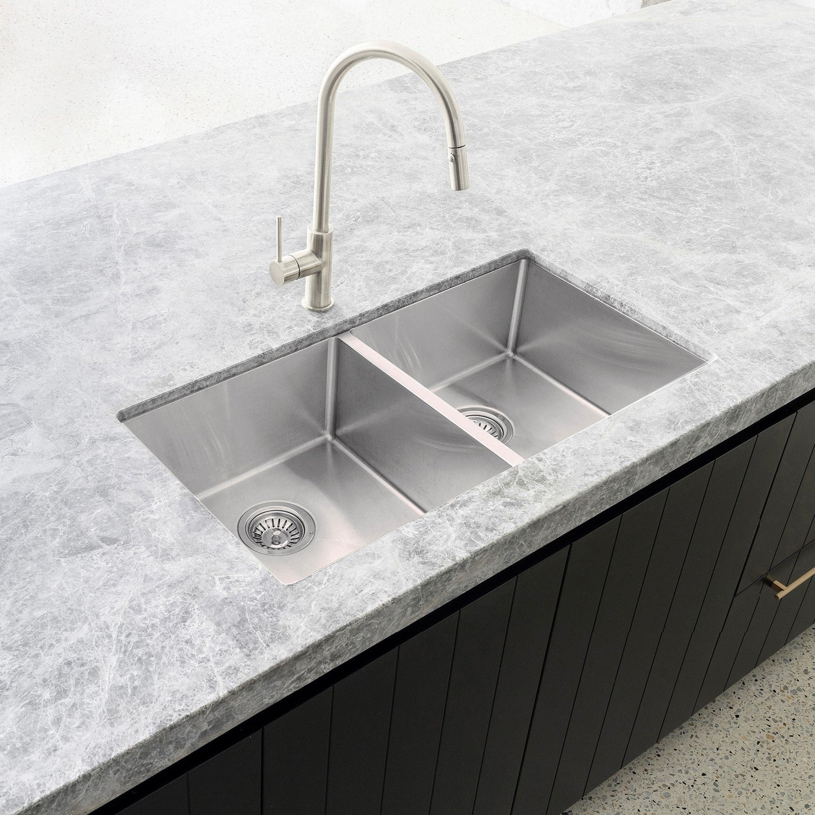 Meir Kitchen Sink Double Bowl 760 x 440