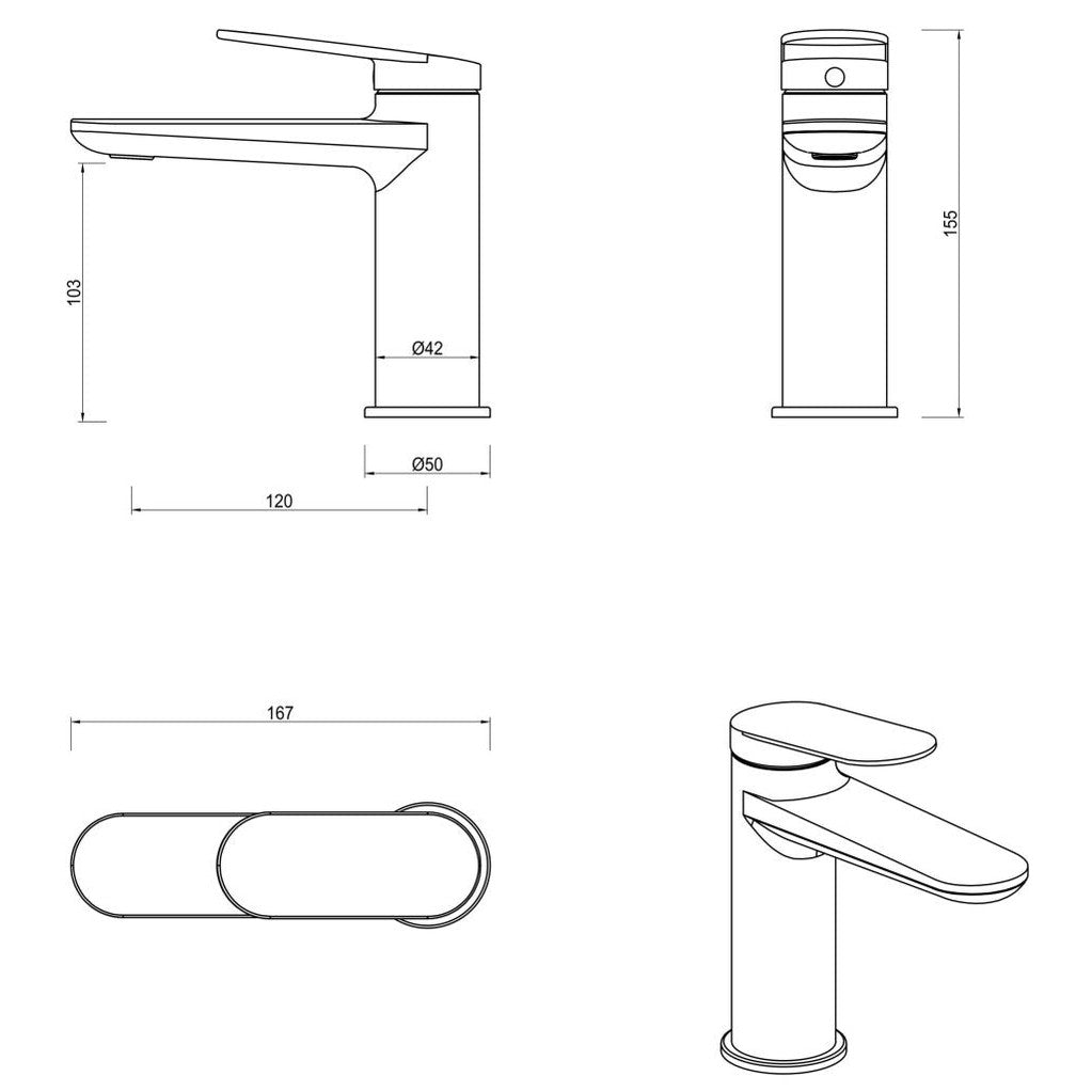 Bella Vista Lantra Basin Mixer