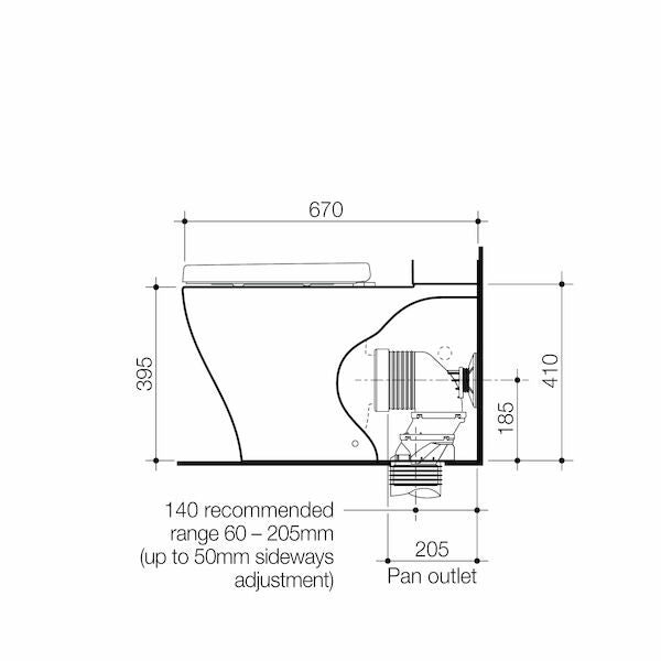 Caroma Luna® Wall Faced Pan