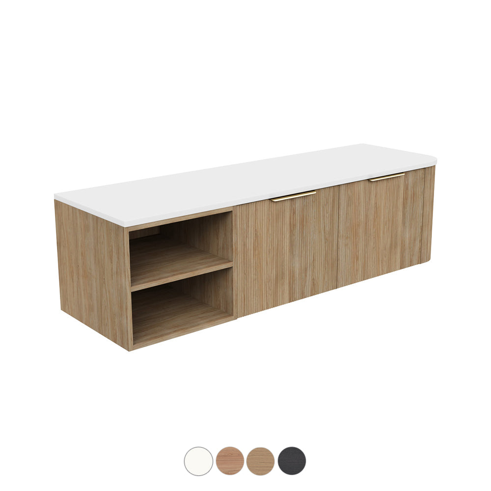 Fienza Margot Wall Hung Cabinet with Shelf 900 / 1200 / 1500 / 1800 MM