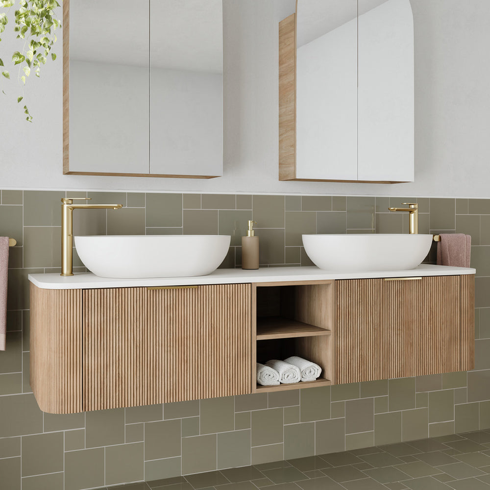Fienza Margot Wall Hung Cabinet with Shelf 900 / 1200 / 1500 / 1800 MM