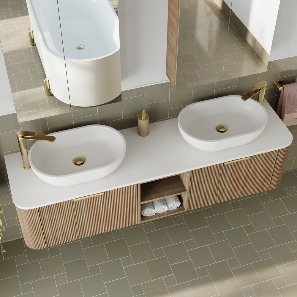 Fienza Margot Wall Hung Cabinet with Shelf 900 / 1200 / 1500 / 1800 MM