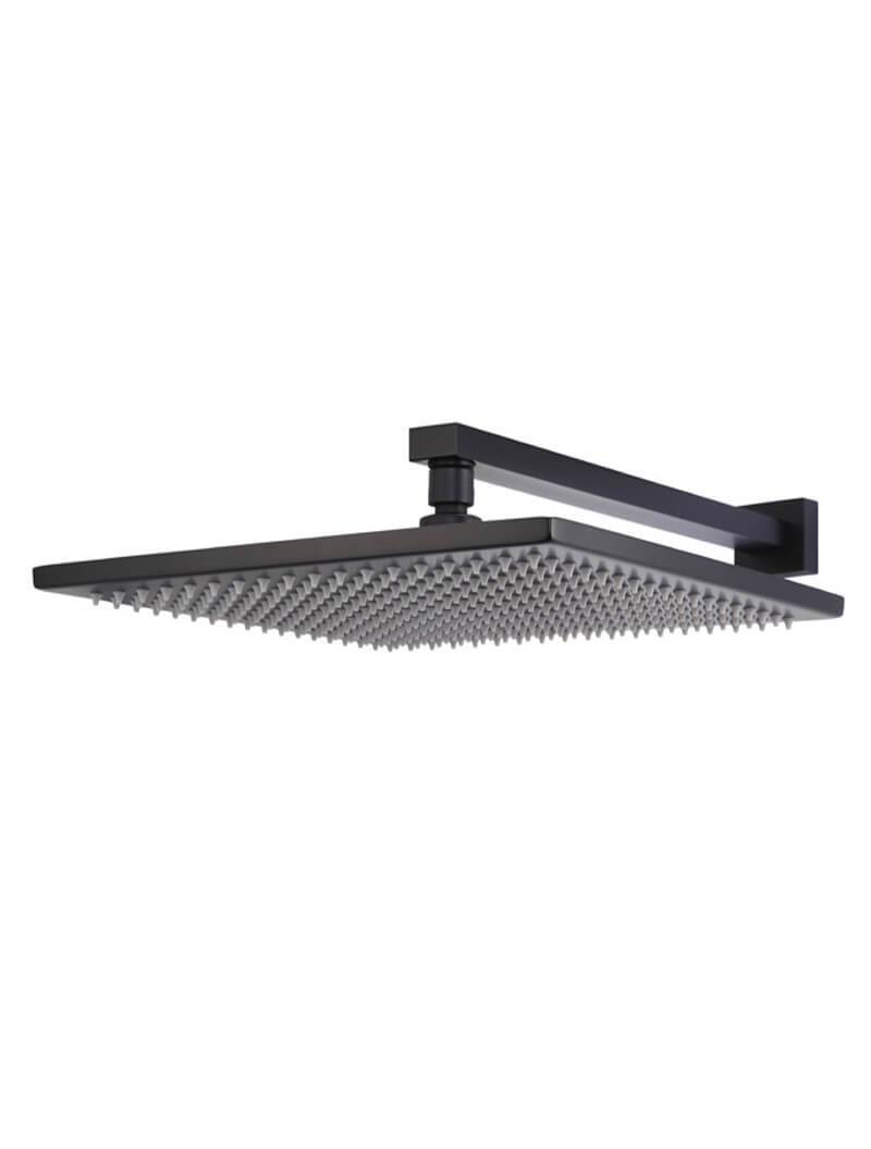 Meir Square Wall Shower 300mm rose, 400mm arm