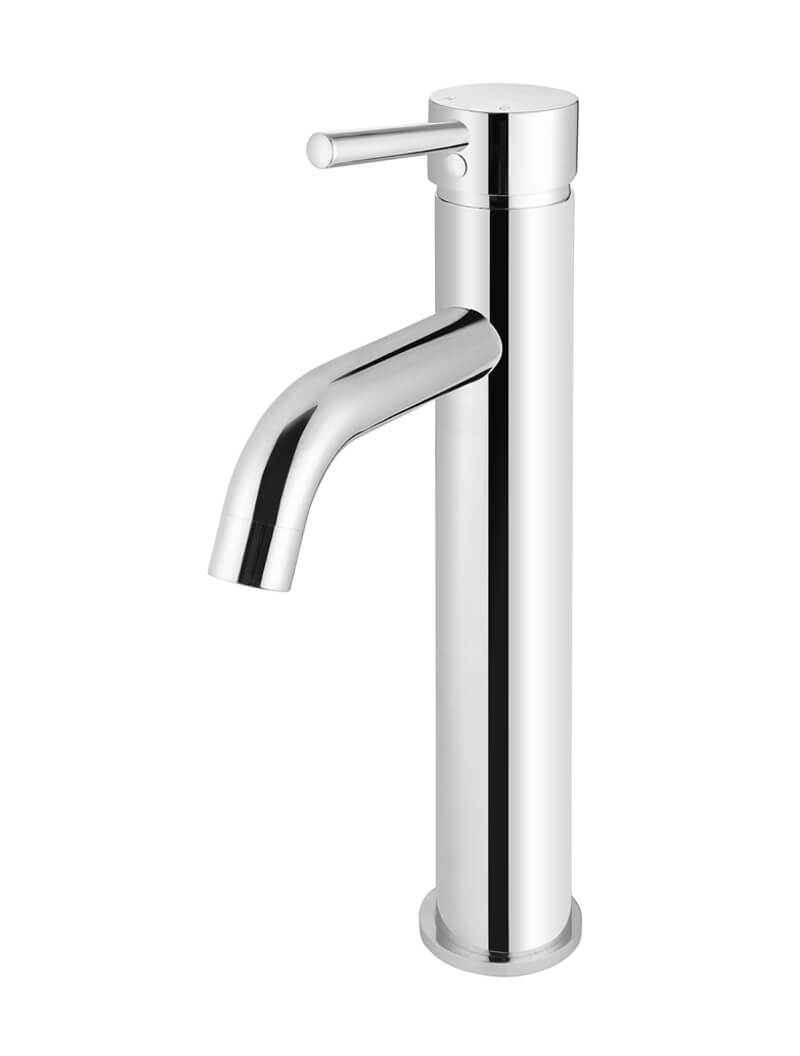 Meir Round Tall Curved Basin Mixer