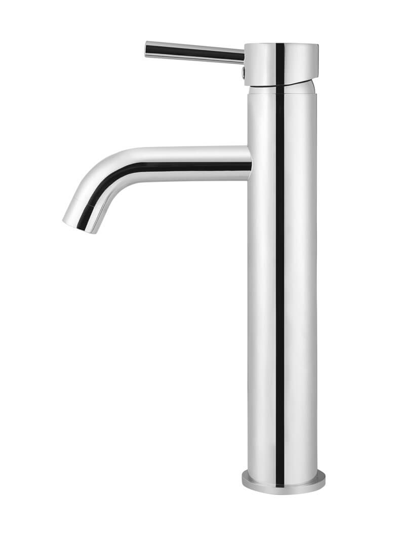 Meir Round Tall Curved Basin Mixer