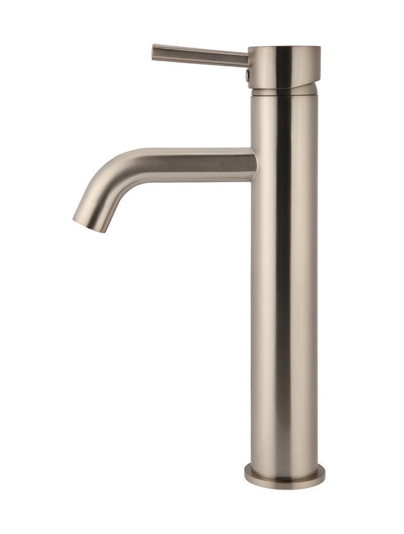 Meir Round Tall Curved Basin Mixer