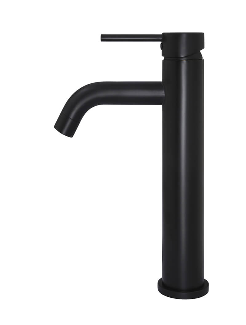 Meir Round Tall Curved Basin Mixer