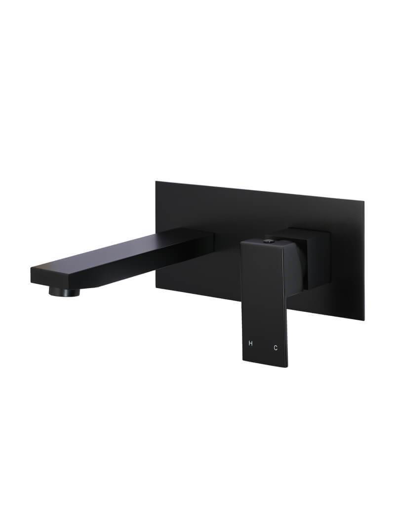 Meir Square Wall Combination Mixer and Spout