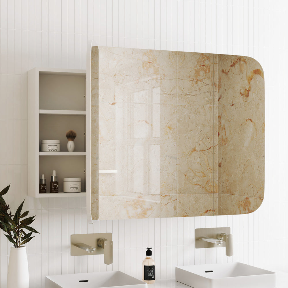 Fienza Marlowe Soft Square Mirror Cabinet