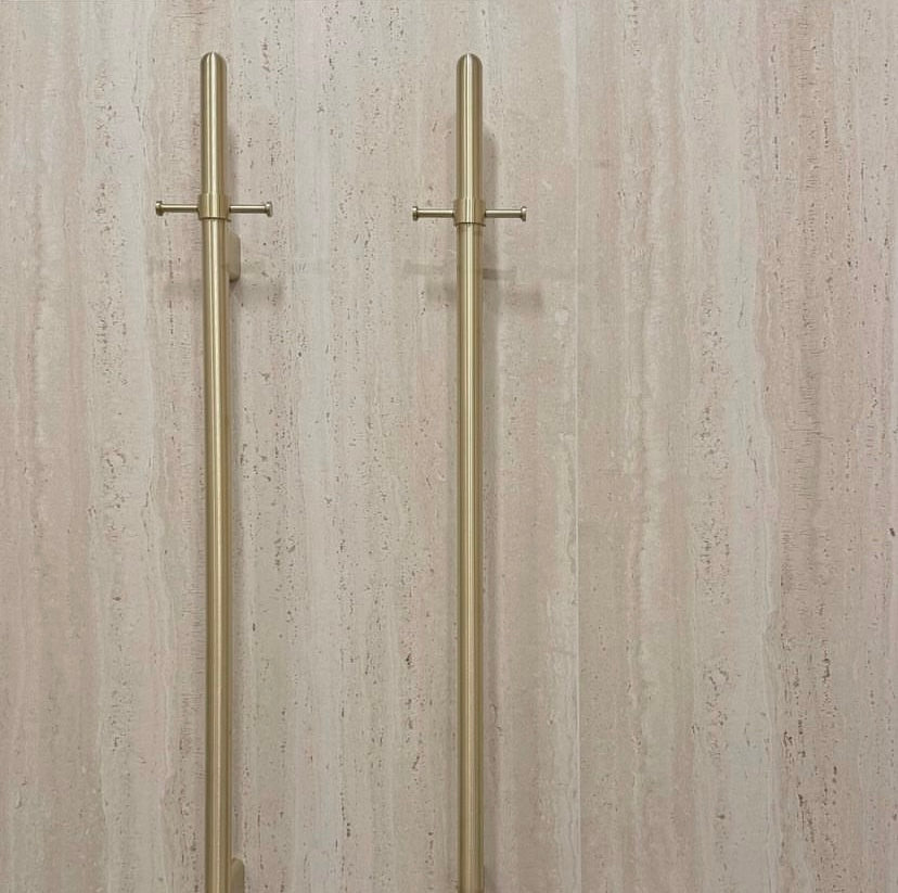 Meir Heated Vertical Towel Rail