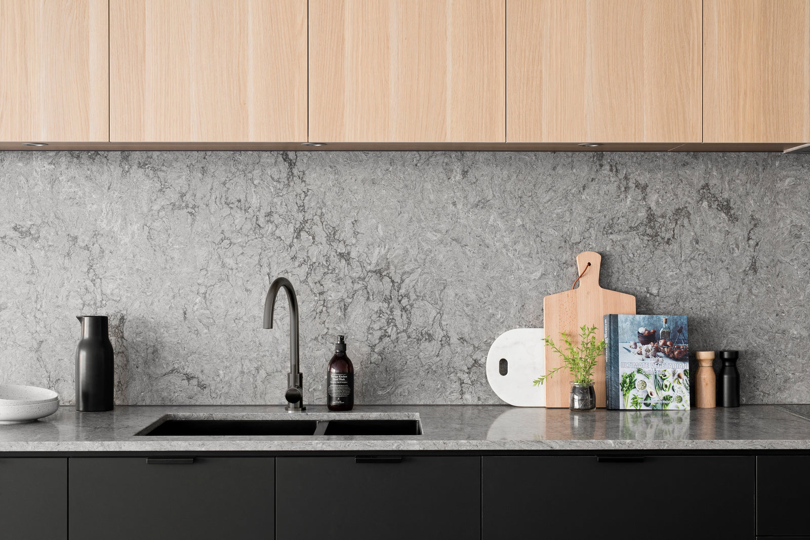 Meir Round Gooseneck Kitchen Mixer Tap