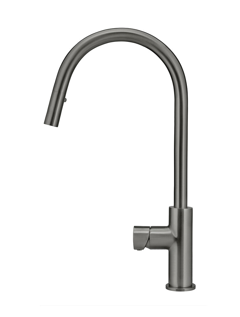 Meir Round Pinless Piccola Pull Out Kitchen Mixer Tap