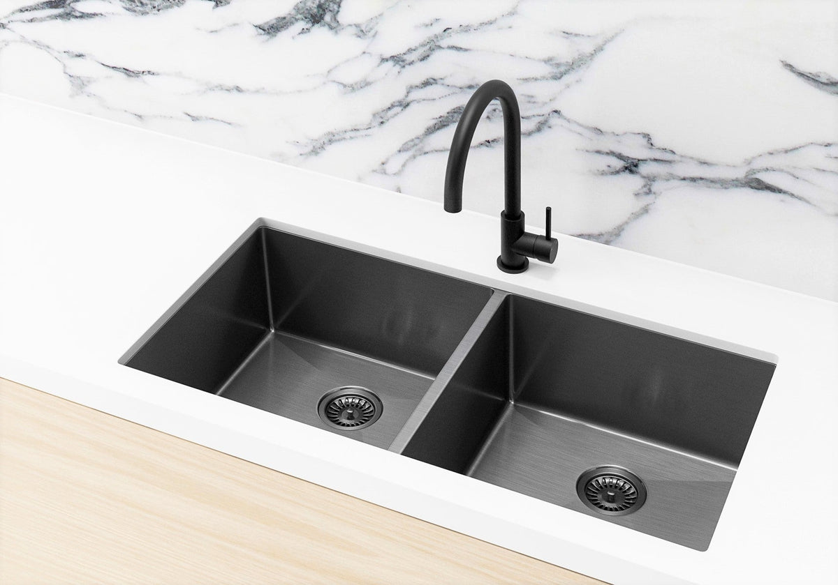 Meir Kitchen Sink Double Bowl 860 x 440