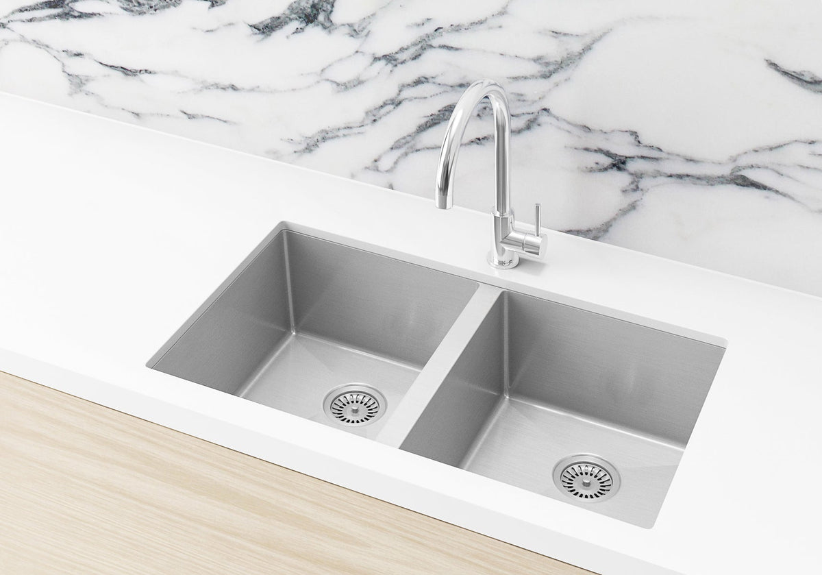 Meir Kitchen Sink Double Bowl 760 x 440