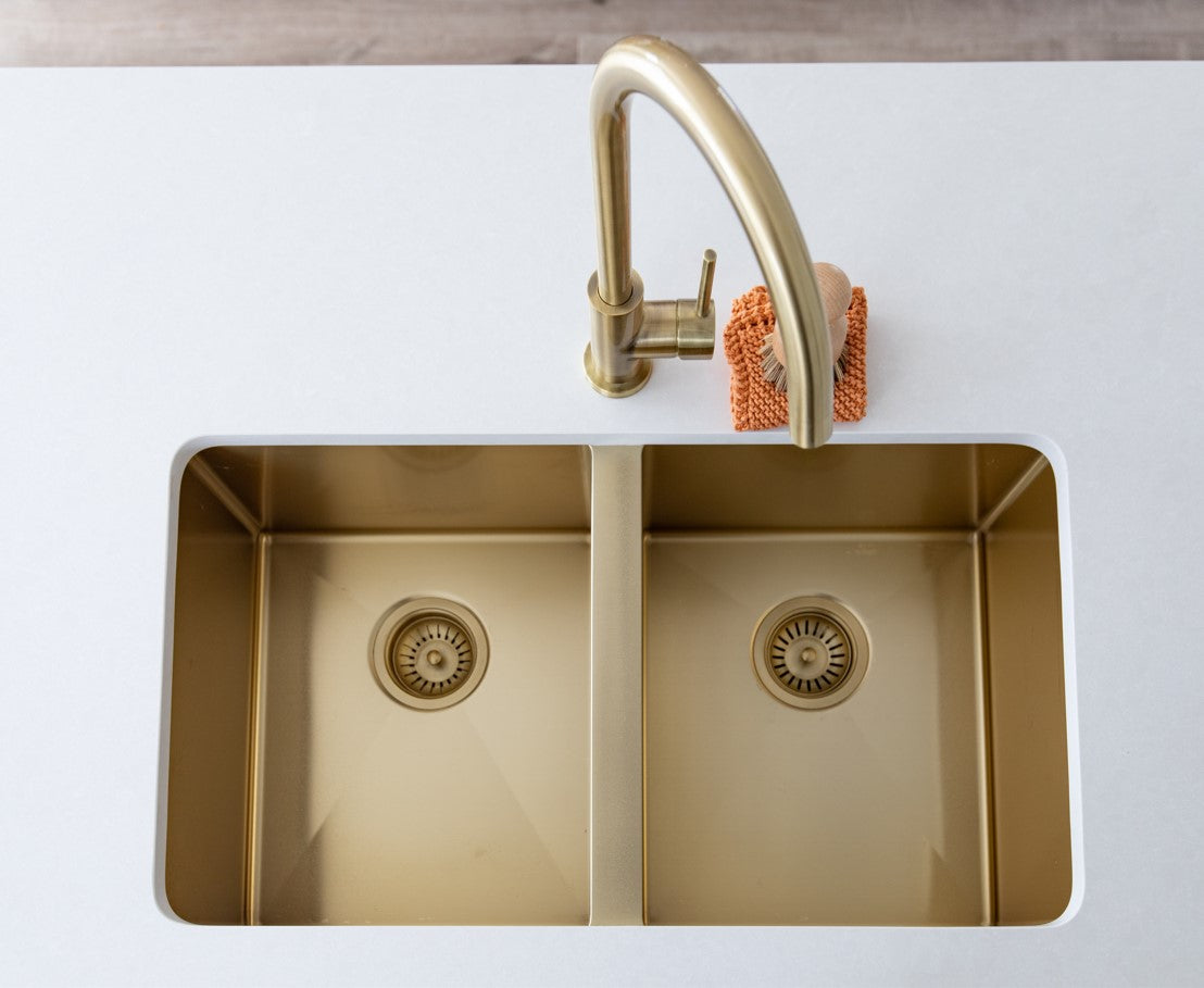 Meir Kitchen Sink Double Bowl 760 x 440