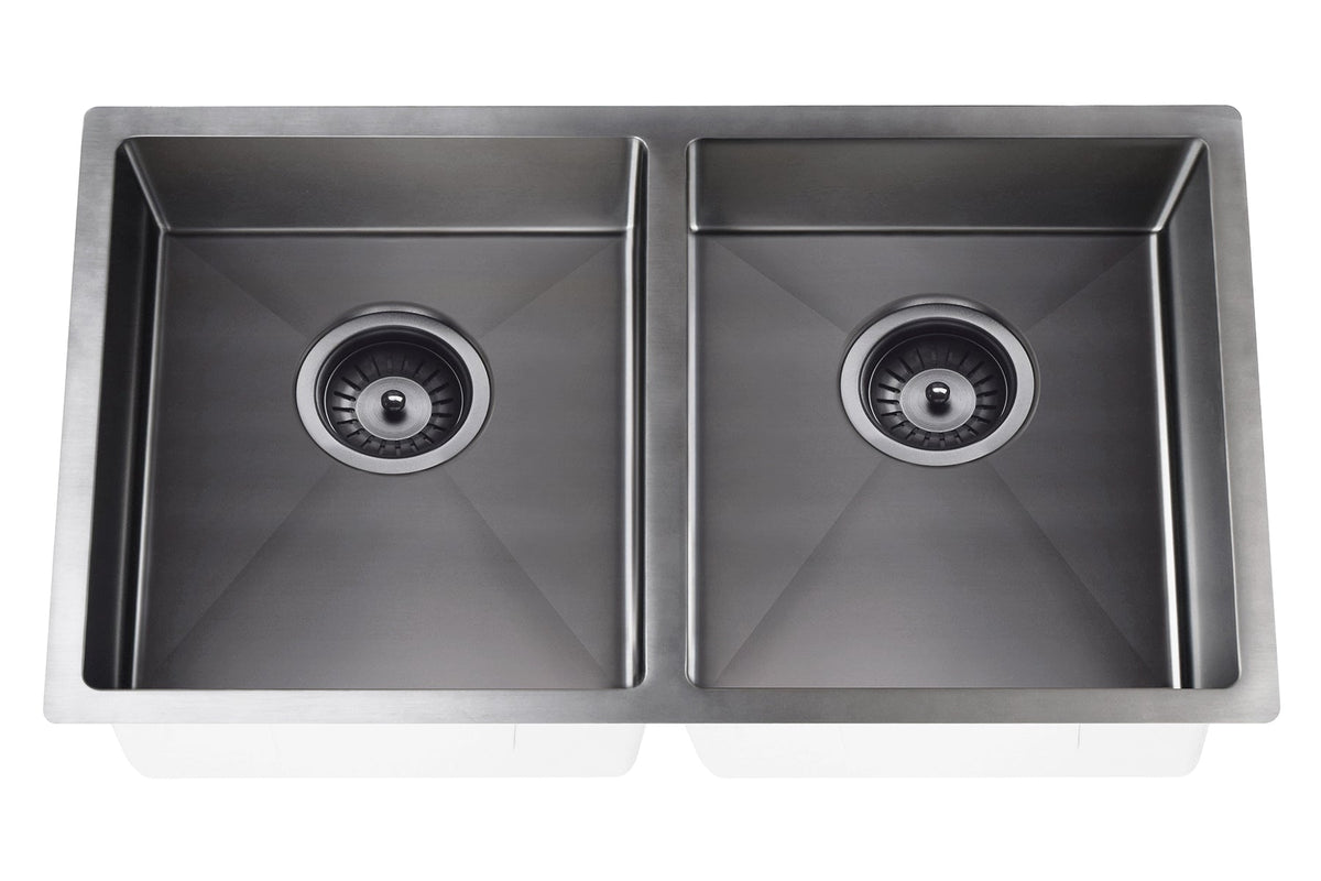 Meir Kitchen Sink Double Bowl 860 x 440