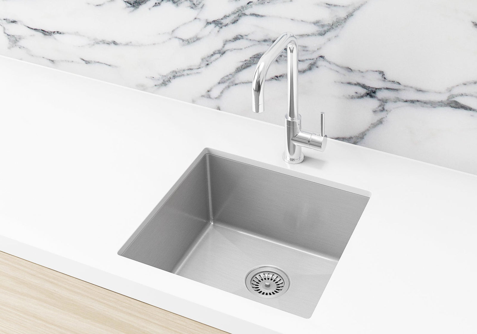 Meir Sink Strainer and Waste Plug Basket with Stopper
