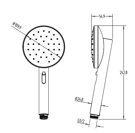 Methven Minimalist MK2 Handset