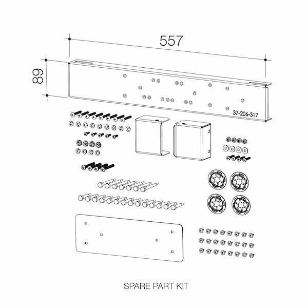 Caroma CAMFIS Inwall frame - Accessible Shower Spares Kit
