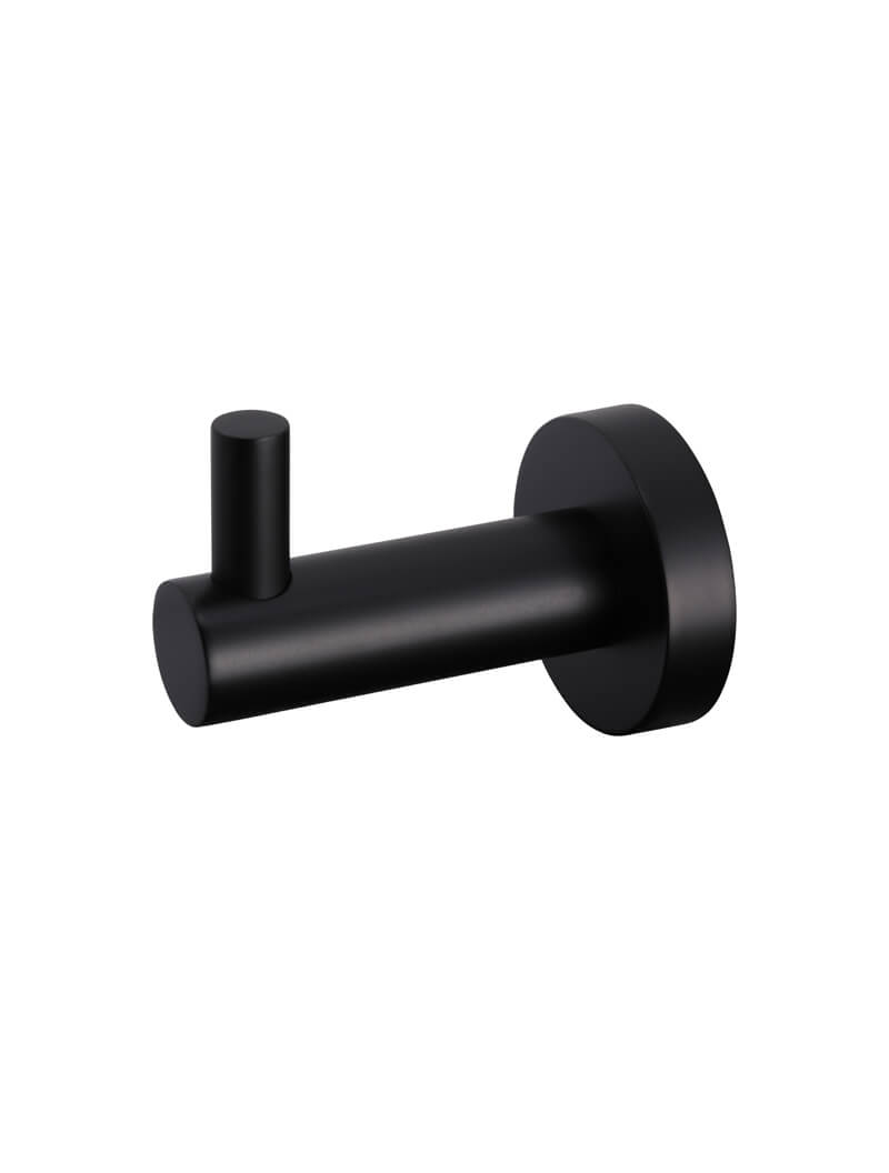 Meir Round Robe Hook - Matte Black