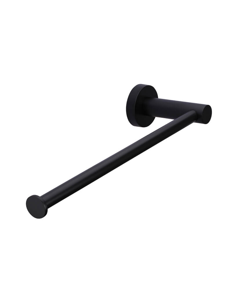 Meir Round Guest Towel Rail - Matte Black