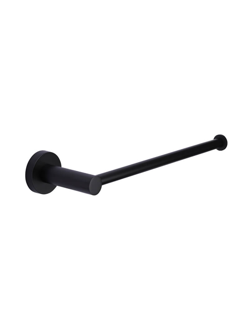 Meir Round Guest Towel Rail - Matte Black