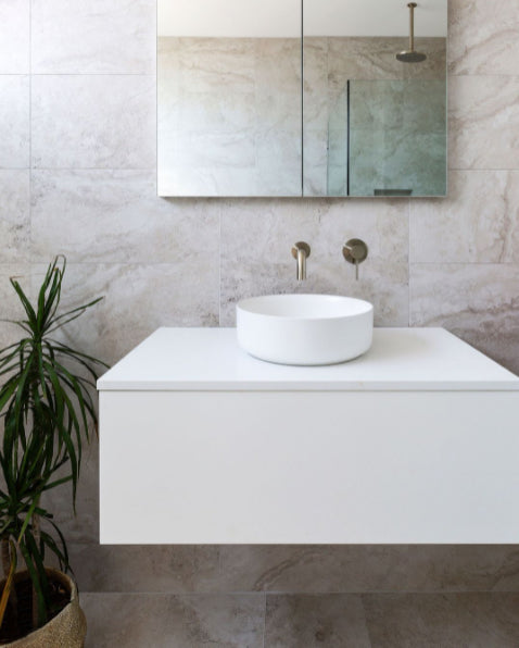 Meir Round Single Towel Rail 900mm