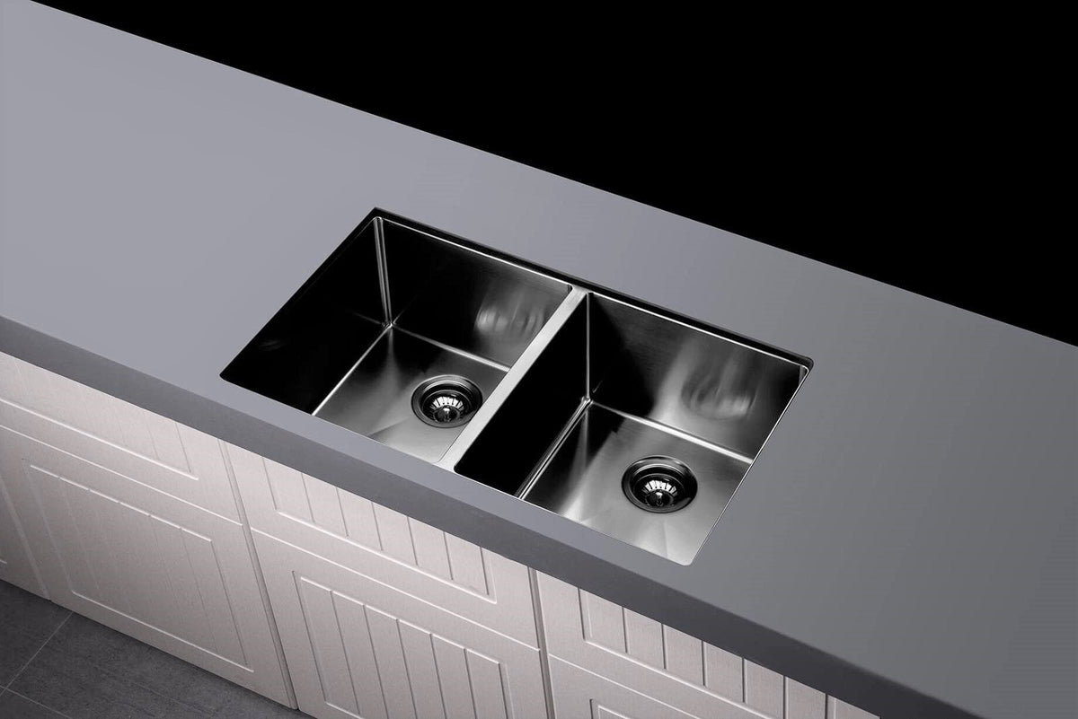 Meir Kitchen Sink Double Bowl 860 x 440