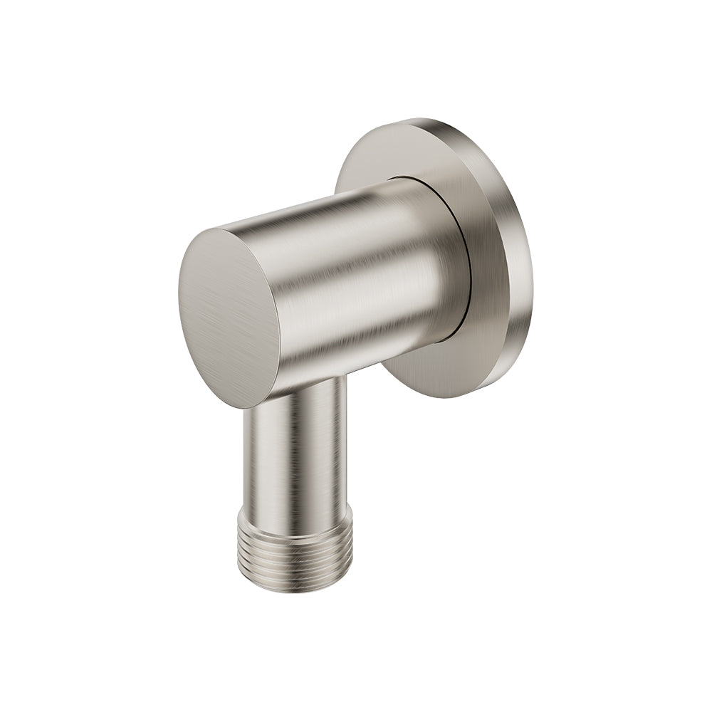 Fienza Shower Inlet Elbow with Dual Check Valve - Brushed Nickel