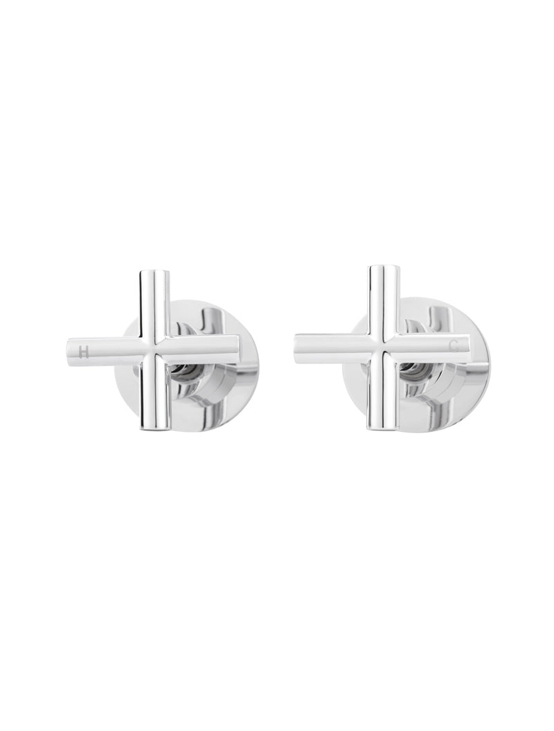 Meir Cross Handle Jumper Valve Wall Top Assemblies