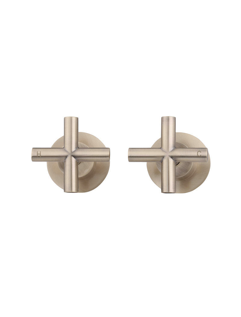 Meir Cross Handle Jumper Valve Wall Top Assemblies