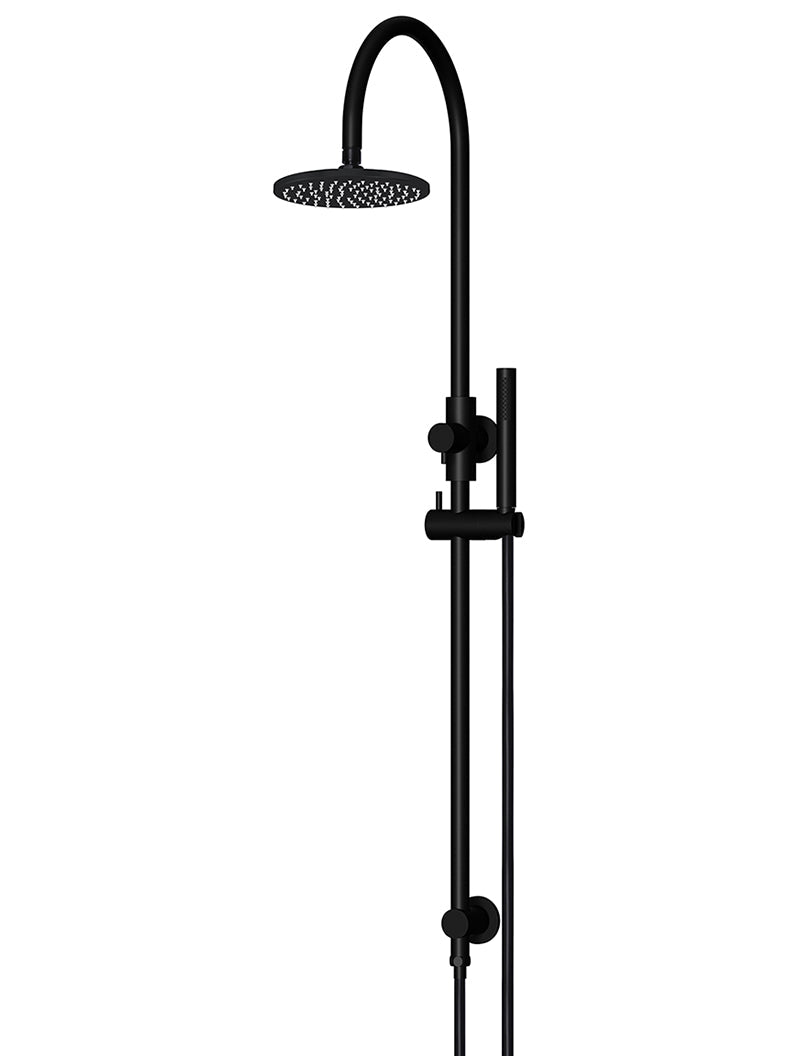 Meir 200mm Round Overhead Shower Set, Single Function Hand Shower