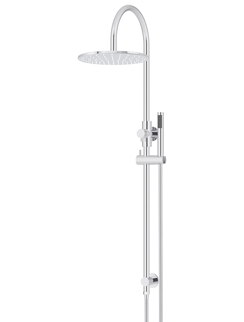Meir 300mm Round Overhead Shower Set, Single Function Hand Shower