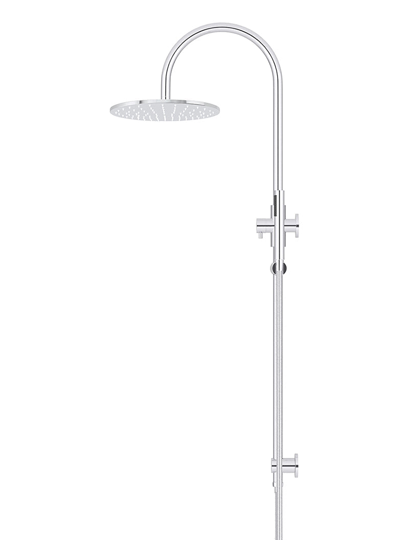 Meir 300mm Round Overhead Shower Set, Single Function Hand Shower