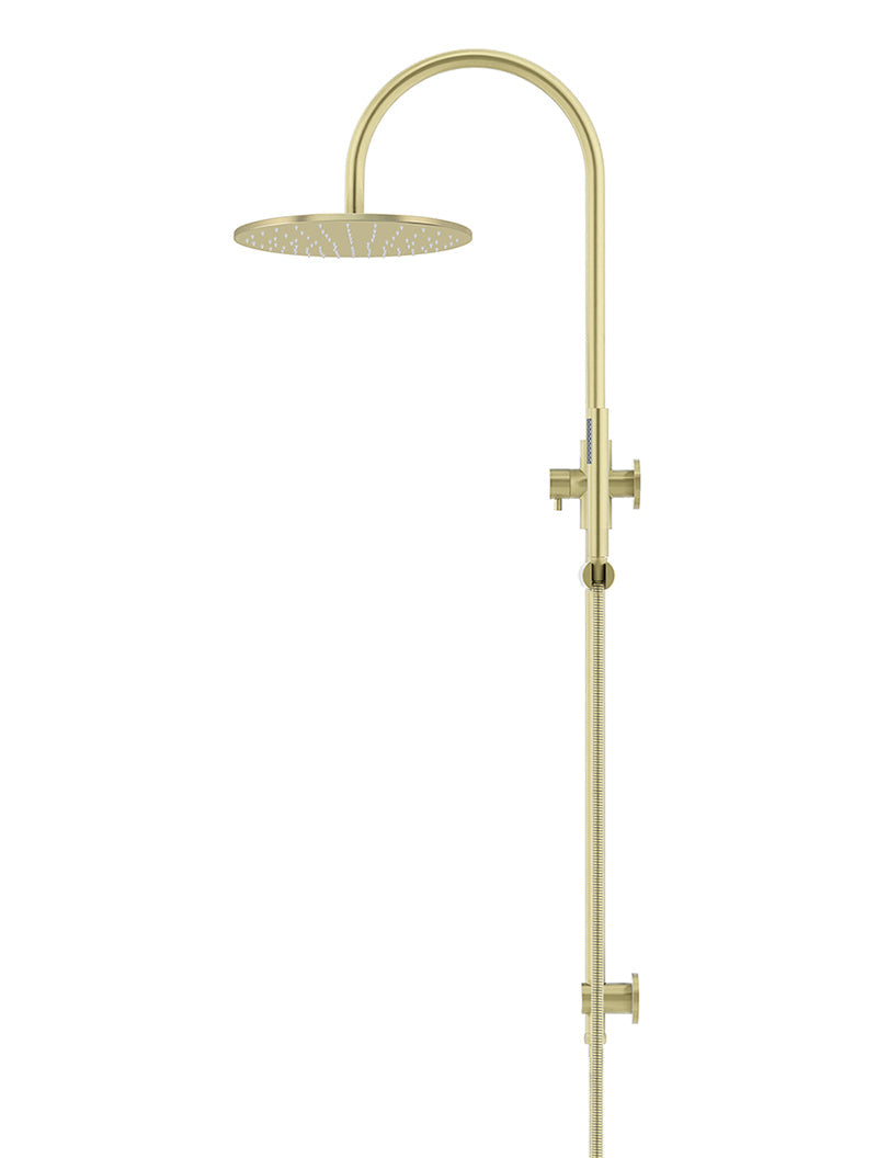 Meir 300mm Round Overhead Shower Set, Single Function Hand Shower