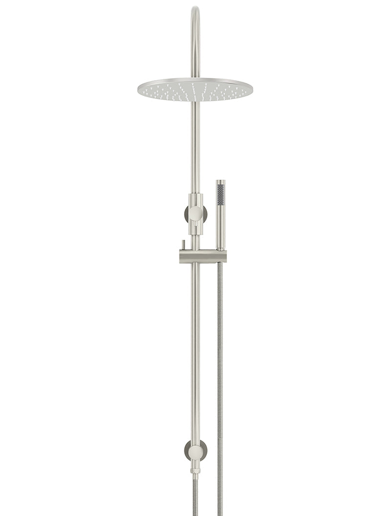Meir 300mm Round Overhead Shower Set, Single Function Hand Shower
