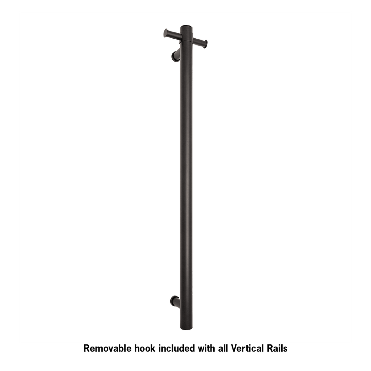 Thermorail Straight/Round 12Volt Vertical Bar With Optional Hook