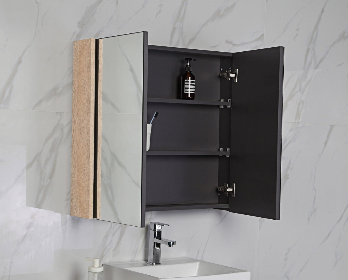 Aulic Bella Shaving Cabinet with Mia side panels