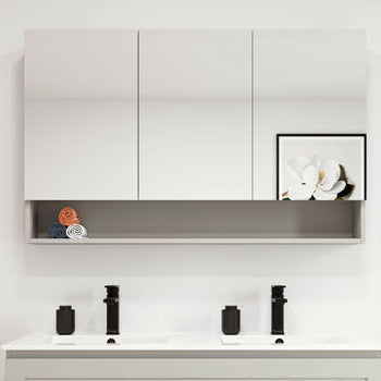 Fienza Aluca Display Shelf Mirror Cabinet