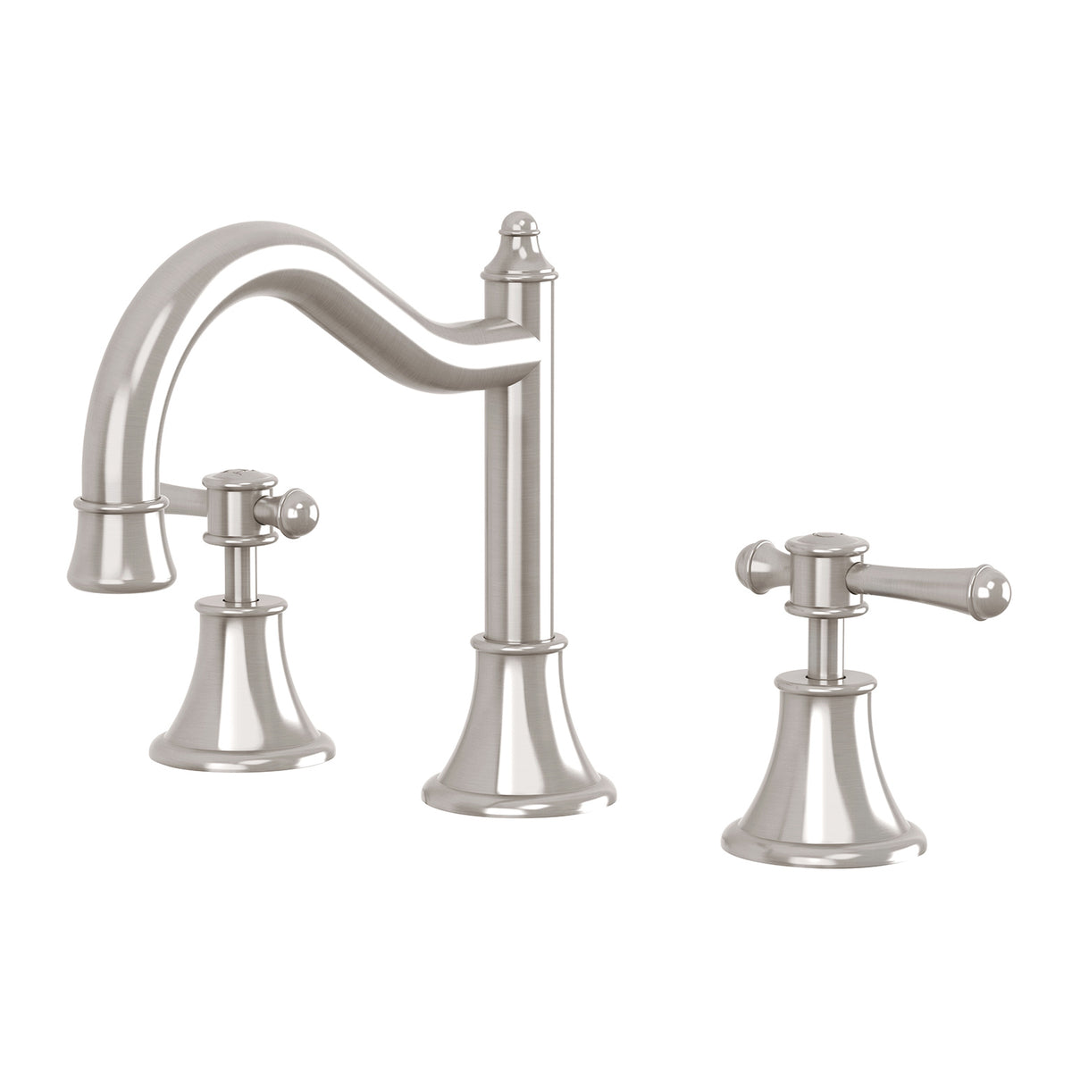 Phoenix Nostalgia Lever Basin Set Shepherds Crook – Lead Free