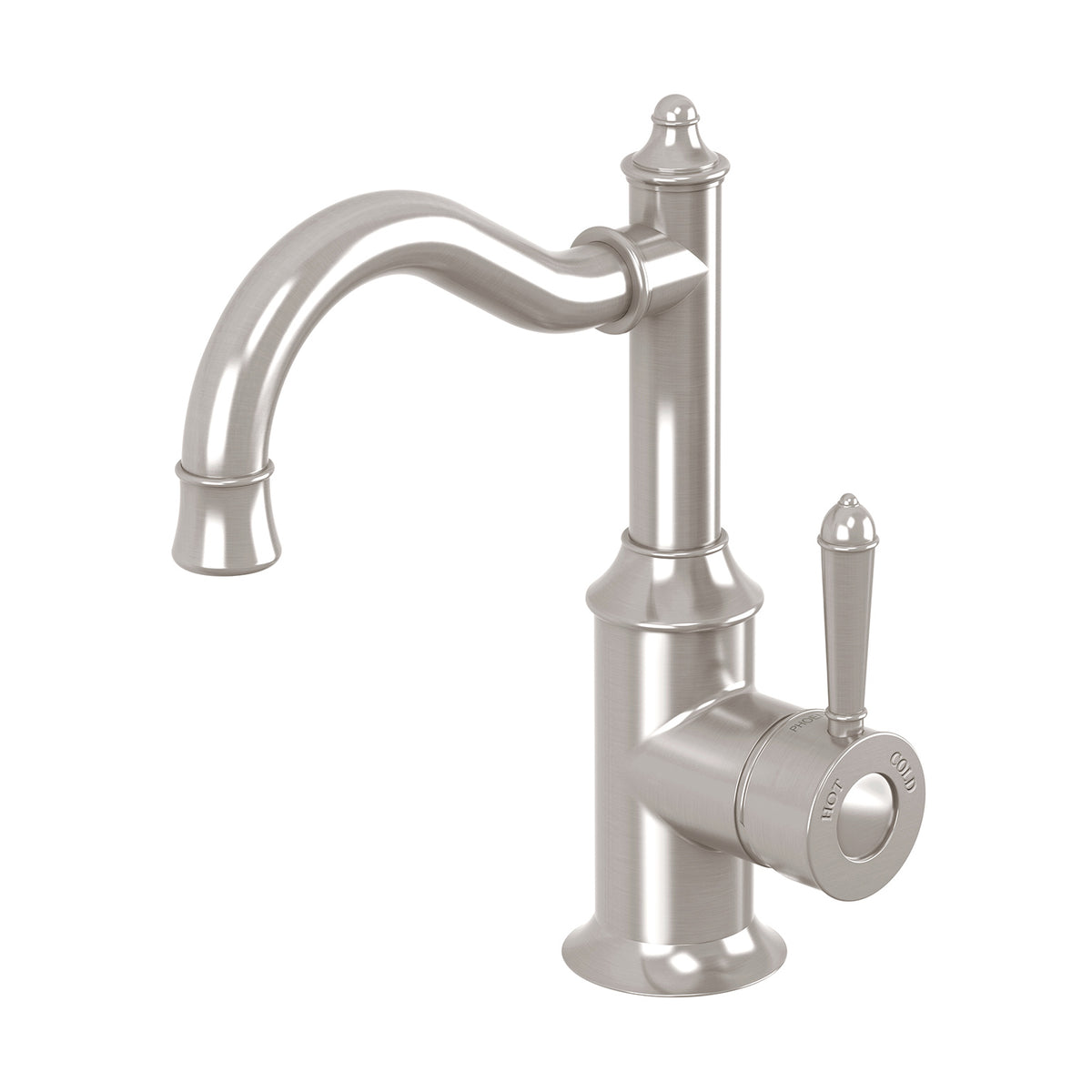 Phoenix Nostalgia Basin Mixer 160mm Shepherds Crook – Lead Free